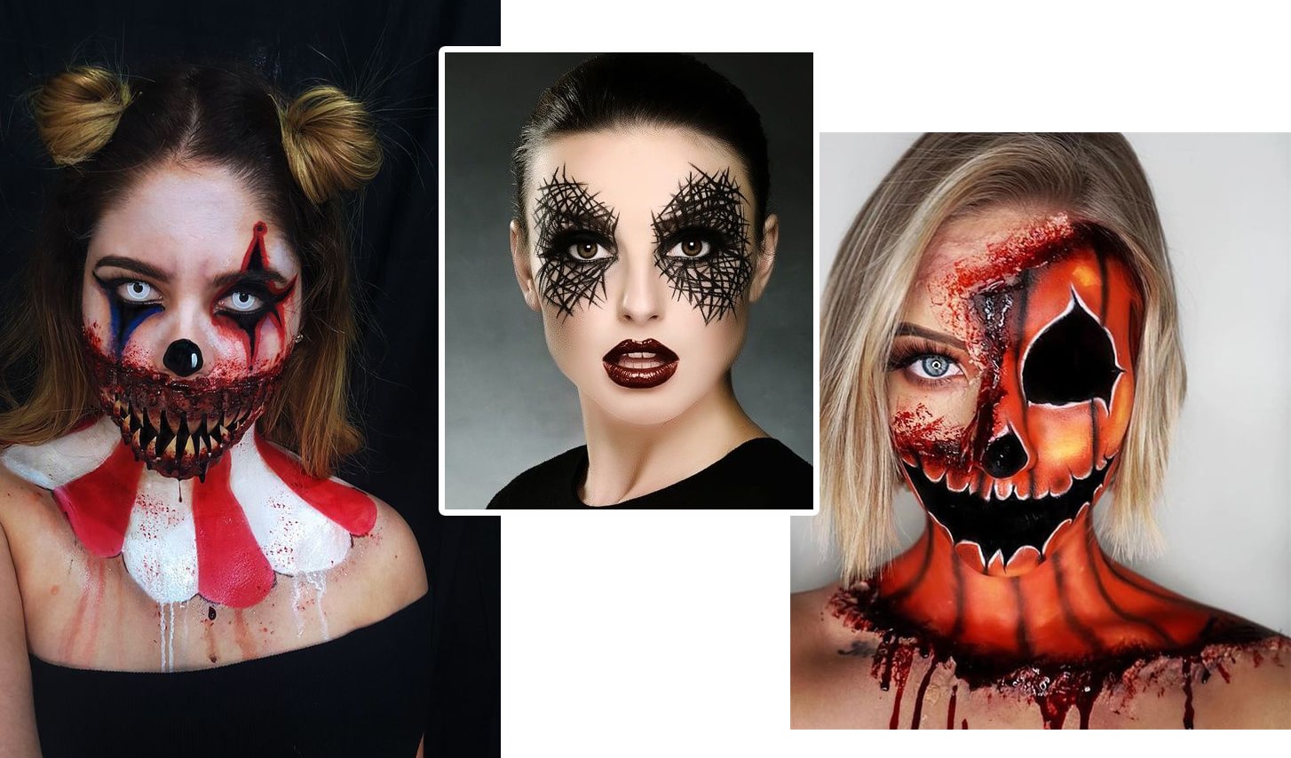 идеи макияжа на хэллоуин для девушек