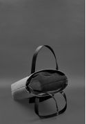 Фото Фетровая женская сумка Шоппер D.D. с кожаными черными вставками