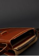 Фото Мужская кожаная сумка-мессенджер Esquire светло-коричневая