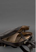 Фото Кожаный городской рюкзак на молнии Cooper maxi темно-коричневый (BN-BAG-19-1-choko)