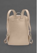 Фото Кожаный городской рюкзак на молнии Cooper maxi светло-коричневый (BN-BAG-19-1-light-beige)