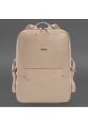 Фото Шкіряний рюкзак на блискавці Cooper maxi світло-коричневий (BN-BAG-19-1-light-beige)