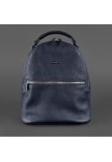 Фото Шкіряний міні-рюкзак Kylie синій