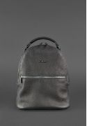 Фото Шкіряний міні-рюкзак Kylie онікс - чорний