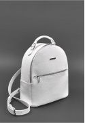 Фото Шкіряний жіночий міні-рюкзак Kylie білий