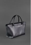 Фото Женская кожаная сумка Midi черная