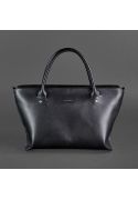 Фото Женская кожаная сумка Midi черная
