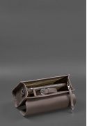 Фото Женская кожаная сумка-кроссбоди Lola темно-бежевая