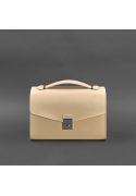 Фото Женская кожаная сумка-кроссбоди Lola светло-бежевая (BN-BAG-35-light-beige)