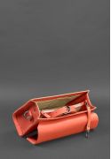 Фото Женская кожаная сумка-кроссбоди Lola Живой коралл