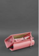Фото Женская кожаная сумка-кроссбоди Lola розовая