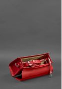 Фото Женская кожаная сумка-кроссбоди Lola красная