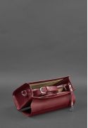 Фото Женская кожаная сумка-кроссбоди Lola бордовая