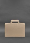 Фото Жіноча шкіряна сумка для ноутбука і документів світло-бежева (BN-BAG-36-light-beige)
