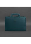 Фото Жіноча сумка для ноутбука і документів малахіт - зелена