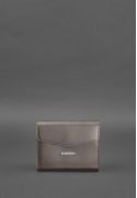 Фото Женская кожаная сумка поясная/кроссбоди Mini темно-бежевая