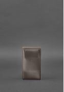 Фото Вертикальная женская кожаная сумка Mini темно-бежевая поясная/кроссбоди