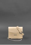 Фото Набір жіночих шкіряних сумок Mini поясна/кроссбоді світло-бежевий (BN-BAG-38-light-beige)