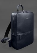 Фото Кожаный рюкзак Foster 1.1 Темно-синий (BN-BAG-39-1-navy-blue)