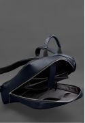 Фото Кожаный рюкзак Foster 1.1 Темно-синий (BN-BAG-39-1-navy-blue)