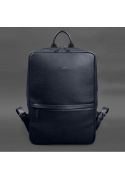Фото Кожаный рюкзак Foster 1.1 Темно-синий (BN-BAG-39-1-navy-blue)