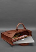 Фото Кожаная сумка для ноутбука и документов Универсальная светло-коричневая Crazy Horse (BN-BAG-50-k-kr)