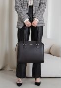 Фото Жіноча шкіряна сумка Еліс темно-коричнева Краст BlankNote (BN-BAG-7-choko)