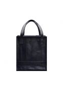 Фото Кожаная женская сумка шоппер Бэтси темно-синий краст BlankNote (BN-BAG-10-navy-blue) 