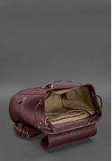 Фото Кожаный женский рюкзак Олсен марсала