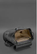 Фото Кожаный женский рюкзак Олсен черный