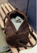 Фото Мужская кожаная сумка Harper темно-коричневая