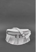 Фото Шкіряна жіноча сумка на пояс Spirit біла (BN-BAG-15-white)