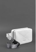 Фото Кожаная женская поясная сумка Dropbag Mini белая