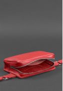 Фото Шкіряна жіноча поясна сумка Dropbag Mini червона ( BN-BAG-6-red )