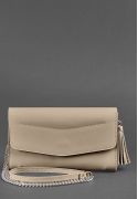 Фото Жіноча шкіряна сумка Еліс світло-бежева Краст (BN-BAG-7-light-beige)
