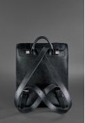 Фото Женский кожаный черный рюкзак Blackwood