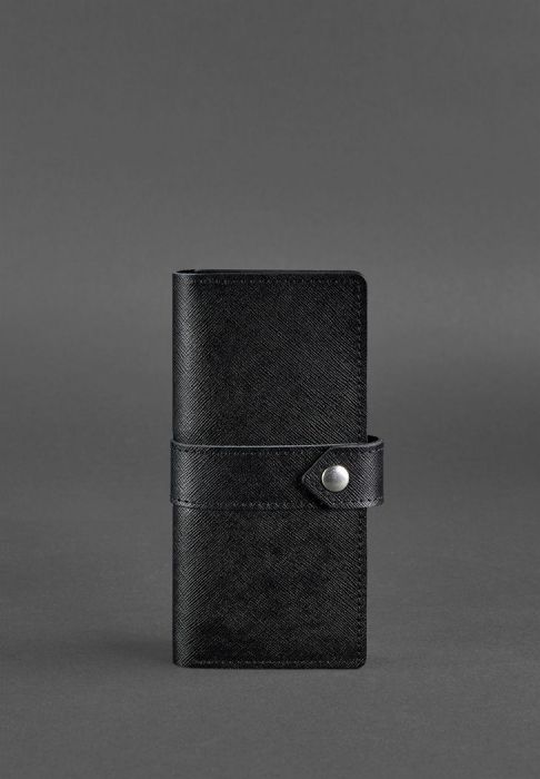 Фото Кожаное портмоне 3.1 черное Blackwood