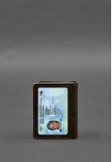 Фото Шкіряна обкладинка для посвідчення водія, ID і пластикових карток 2.0 коричнева (BN-KK-2-choko)
