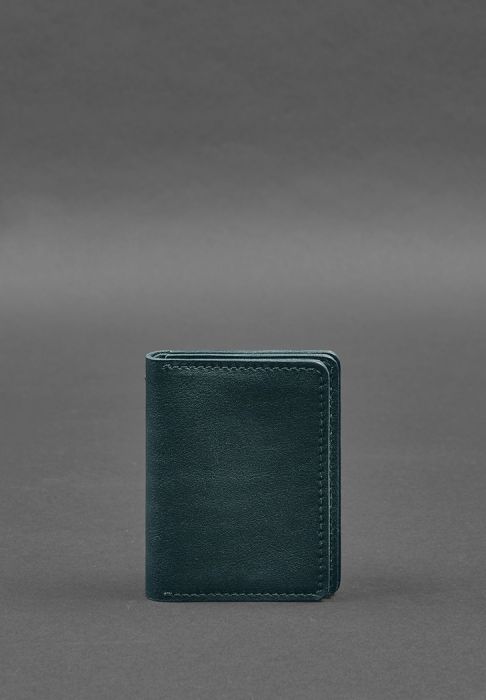 Шкіряна обкладинка для посвідчення водія, ID і пластикових карток 2.0 зелена