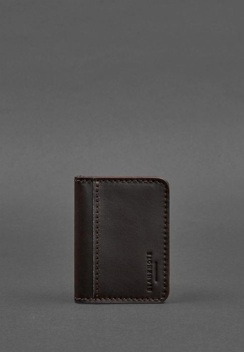 Кожаная обложка для ID-паспорта и водительских прав 4.0 коричневая