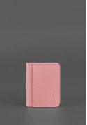 Фото Женская кожаная обложка для ID-паспорта и водительских прав 4.0 Розовая