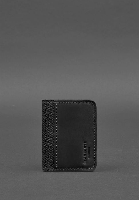 Фото Обкладинка для водійських прав 4.0 (з віконцем) Карбон Графіт - чорна