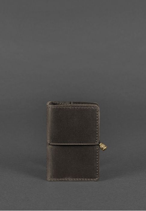 Шкіряний кард-кейс 7.0 темно-коричневий