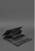 Фото Кожаный мужской клатч-барсетка 3.0 черный краст (BN-KLATCH-3-g)