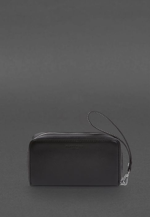 Фото Кожаный клатч-купюрник 4.0 черный краст (BN-KLATCH-4-g)