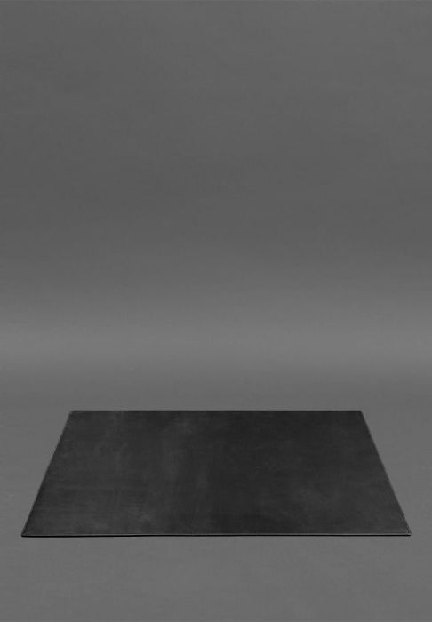 Накладка на стол руководителя - Кожаный бювар 1.0 Черный Crazy Horse