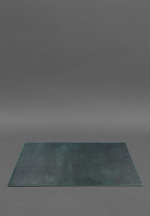 Накладка на стіл керівника - Шкіряний бювар 1.0 Зелений Crazy Horse