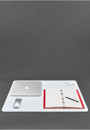 Коврик для рабочего стола 2.0 двухсторонний белый