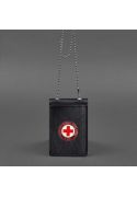 Фото Кожаная обложка на цепочке для удостоверения Красного Креста (BN-OP-24-g)