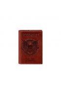 Фото Обкладинка для паспорта з американським гербом, Корал - червона